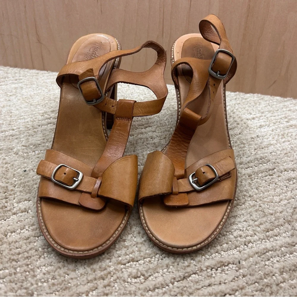 Madewell Tan Leather‎ Sandals